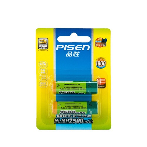 Pisen No. 5 Rechargeable Battery, 2500mAh, Universal 5th-Size Kit—Perfect for Cameras, KTVs, and More