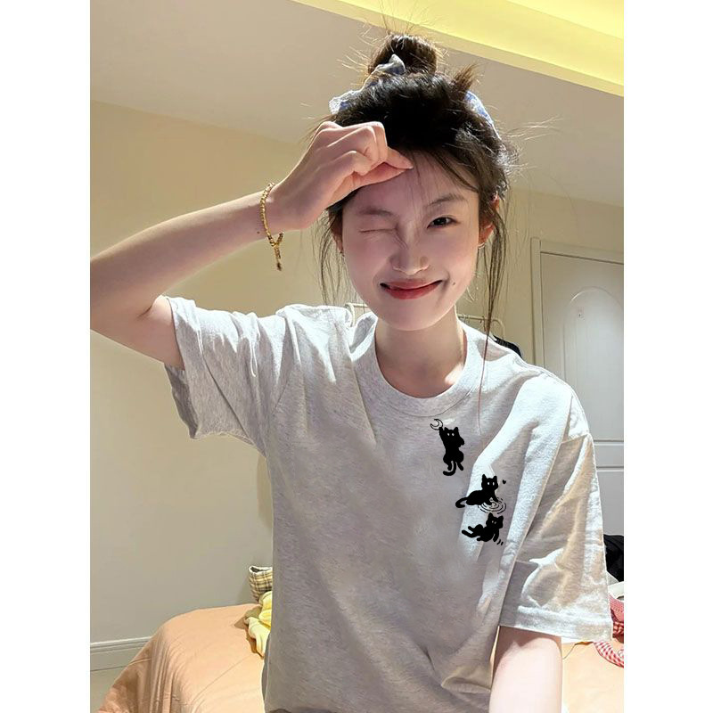 Loose and Breathable Short-Sleeved Casual Sports Bottoming Shirts for Men and Women in Spring, Summer and Autum Pure Cotton Inner Sports T-Shirt Tops Loose and Breathable Short-Sleeved Casual Sports Bottoming Shirts for Men and Women in Spring, Summer and Autum Pure Cotton Inner Sports T-Shirt Tops