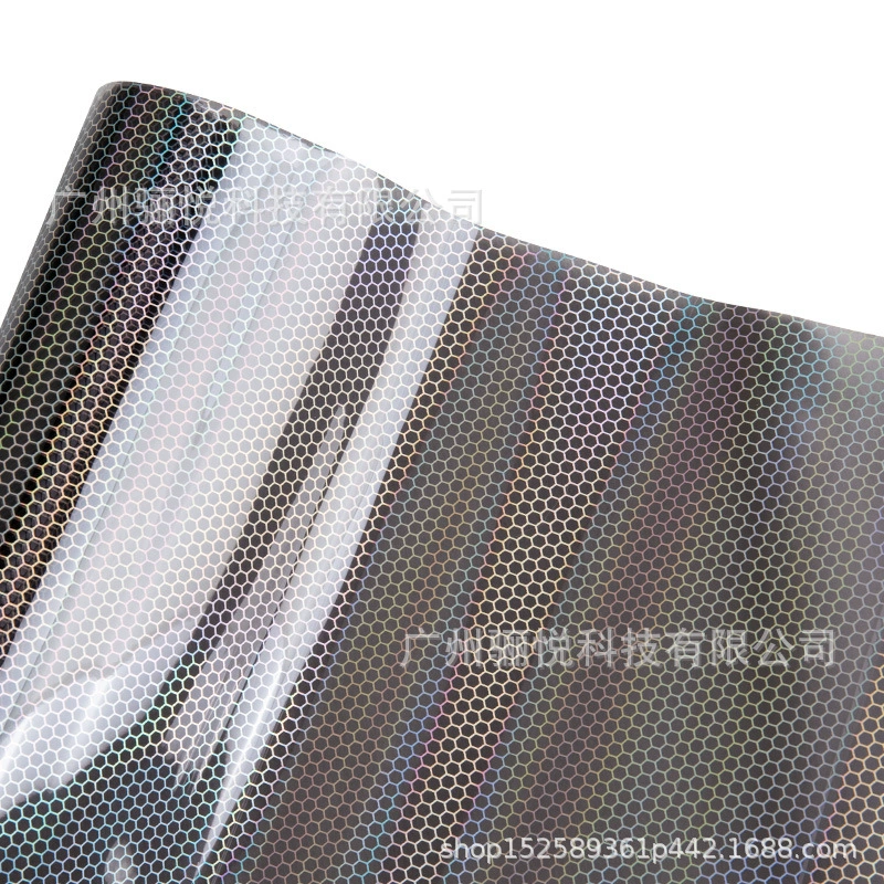 Автомобиль Хамелеон пленка для фар задний фонарь пленка меняющая цвет пленка соты Лазерная Радуга мотоцикл шестиугольные сетчатые клетчатые чулки