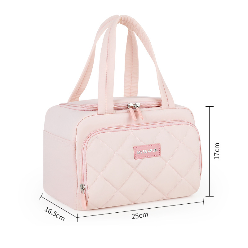 Nueva bolsa de almuerzo portátil de alta belleza, bolsa de almuerzo de aislamiento, bolsa de viaje de chicas