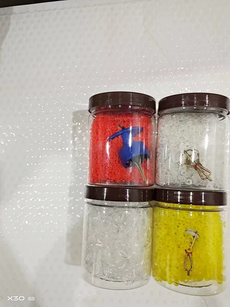 Big Thing Particle Rubber Band Wholesale Red Worm Rubber Band Barrel with Red Worm Clip Fishing Particle Rubber Hand Tied Rubber Band Fishing Gear