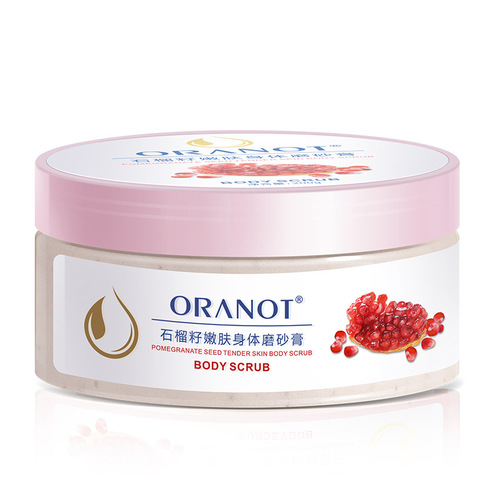 Olanno manufacturer wholesale pomegranate seeds scrub body lotion full body exfoliating bath salt body care