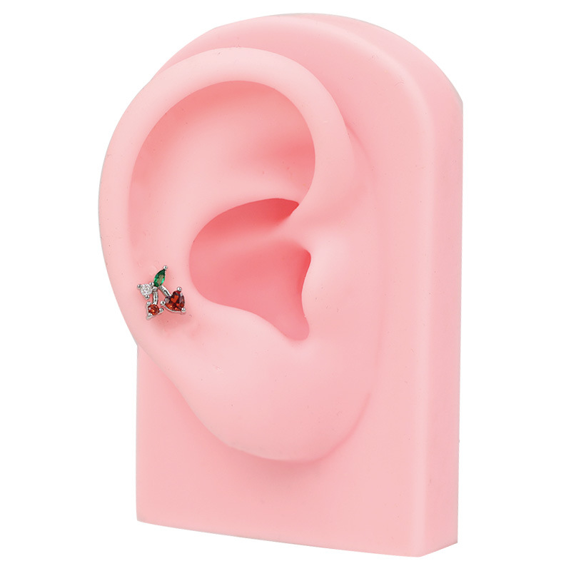 5g Weight Titanium Steel Ear Needle Material Cartilage earrings Classification 1 Piece Quantity Party, Street Occasion Titanium Steel Material Star, Heart Shape, Bow Knot Pattern All Seasons Season Unisex Gender Plating Design Hip-Hop, Streetwear Style 1 Piece Hip-Hop Streetwear Star Heart Shape Bow Knot Plating Titanium Steel Cartilage Earrings 4