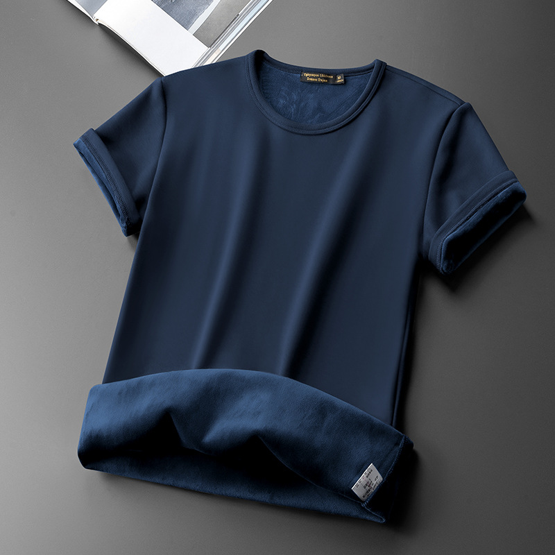 매우 두꺼운 실버 폭스 벨벳-네이비 블루