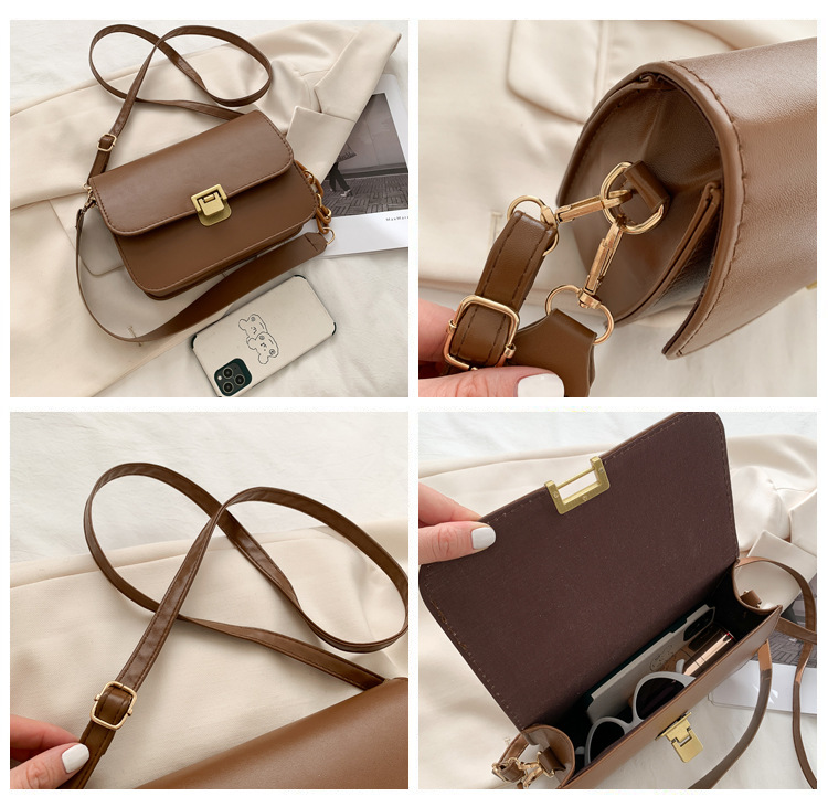 Retro New Trendy One Shoulder Messenger Bag display picture 2