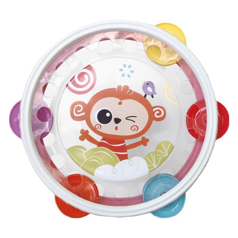 Factory direct baby hand beat drum rattle drum Orff kindergarten children's educational toys music Enlightenment