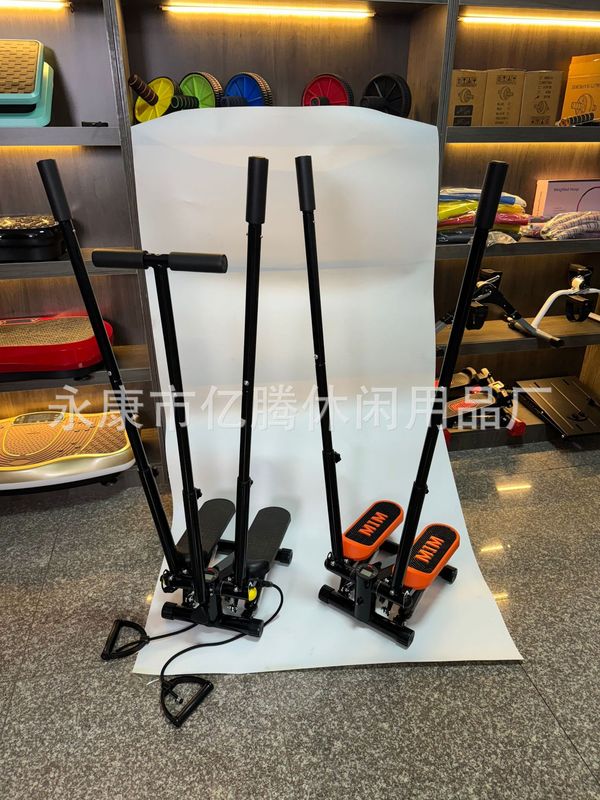 新款新款室内静音踏步机液压拉绳家用踏步机锻炼瘦身小型椭圆机器|undefined
