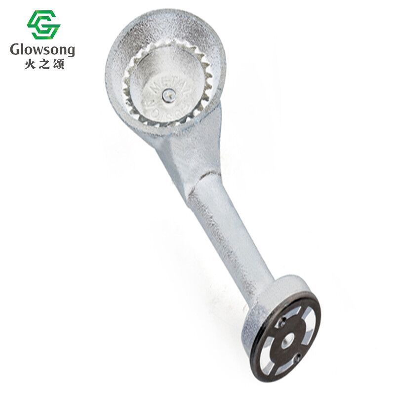 Cuerno de comercio exterior transfronterizo fuego rápido horno de hierro fundido horno de gas de gran fuego horno de gas accesorios de cocina