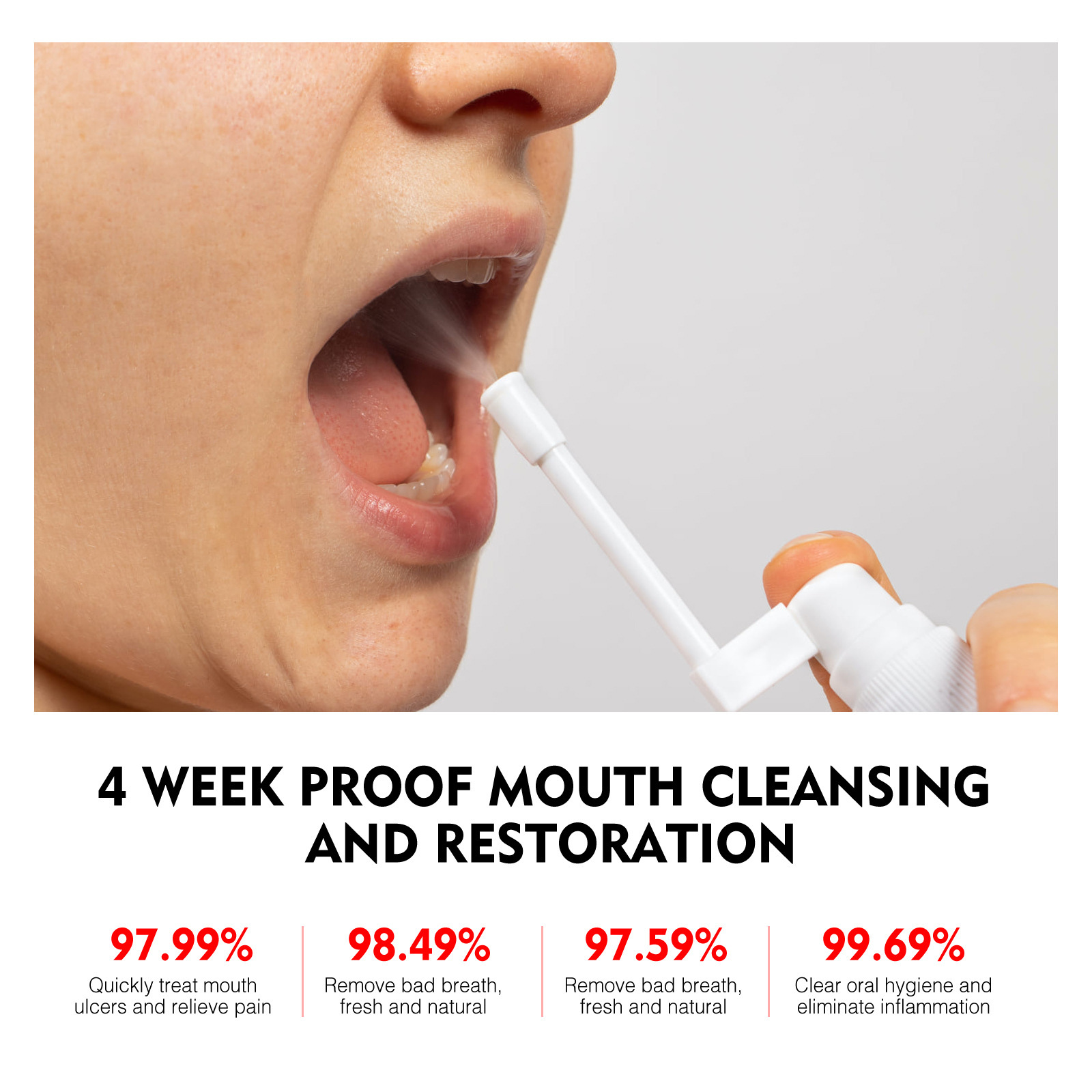 EELHOE 口腔緩解噴霧 緩解口瘡上火起泡牙周牙齦疼痛口腔護理噴劑