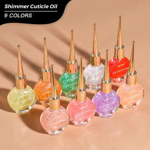 Jting Jingting 12 Flavor Glitter Nutritional Oil Nail Care Oil Deep Moisturizing and Removing Dead Skin Export