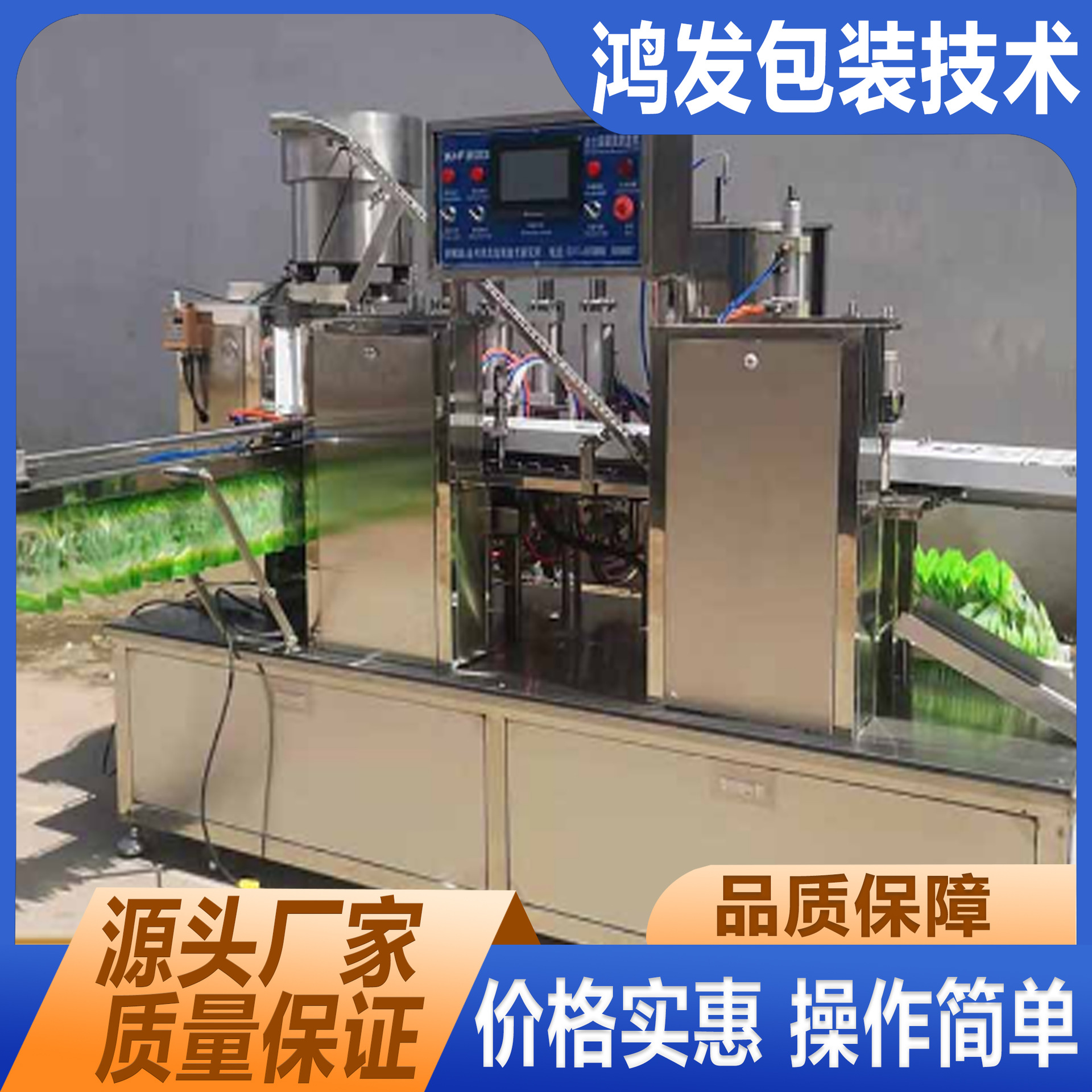 制造全自动冰淇淋包装机冰淇淋自立袋灌装机吸嘴袋灌装旋盖机