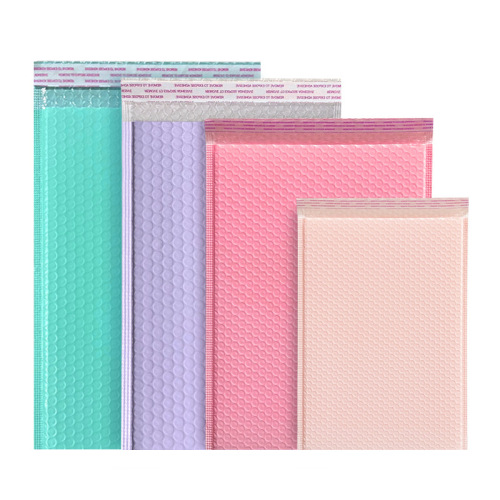 Purple express bubble bag thickened mobile phone case bag decoration packaging bag candy color packaging self-adhesive envelope bag