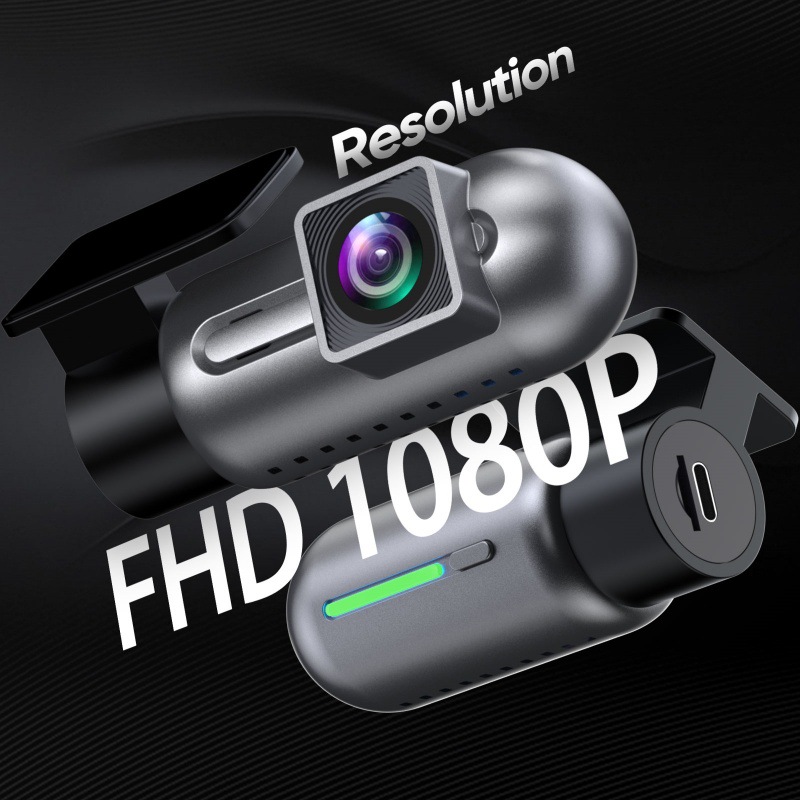 V57 Hd 1080P Single Recording Wifi Lipstick-Style Dash Cam with Night Vision, Supports Parking Monitoring and Time-Lapse Recording