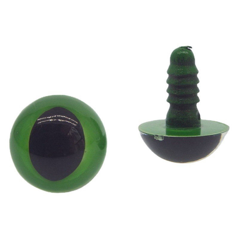 Colorido cristal gato ojo muñeca accesorios muñeca pupila DIY ojos de plástico oval resina cacao ojo cuentas