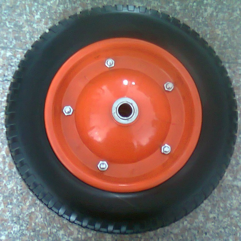 青岛凯圣亚厂家供应免充气PU发泡轮 免充气轮胎 pu发泡轮耐磨