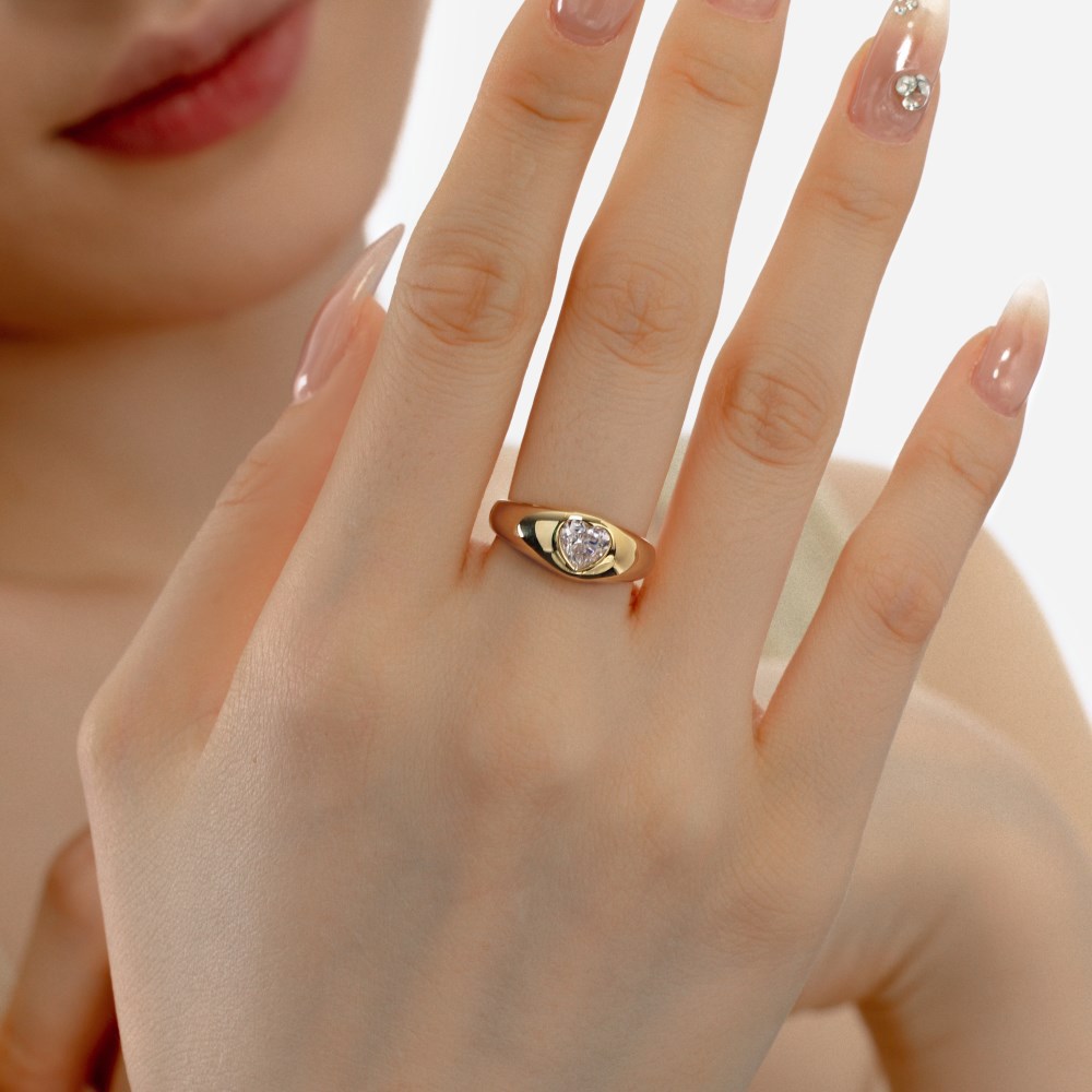 3g Weight Zircon Inlay Material Rings Classification Daily Occasion 925 Sterling Silver Material Valentine'S Day, Mother'S Day Festival Heart Shape Pattern 2025 Spring and Summer Season Women's Gender Plating Design Elegant, Simple Style Style 925 Sterling Silver Heart Shape Zircon Valentine'S Day Mother'S Day Rings 34
