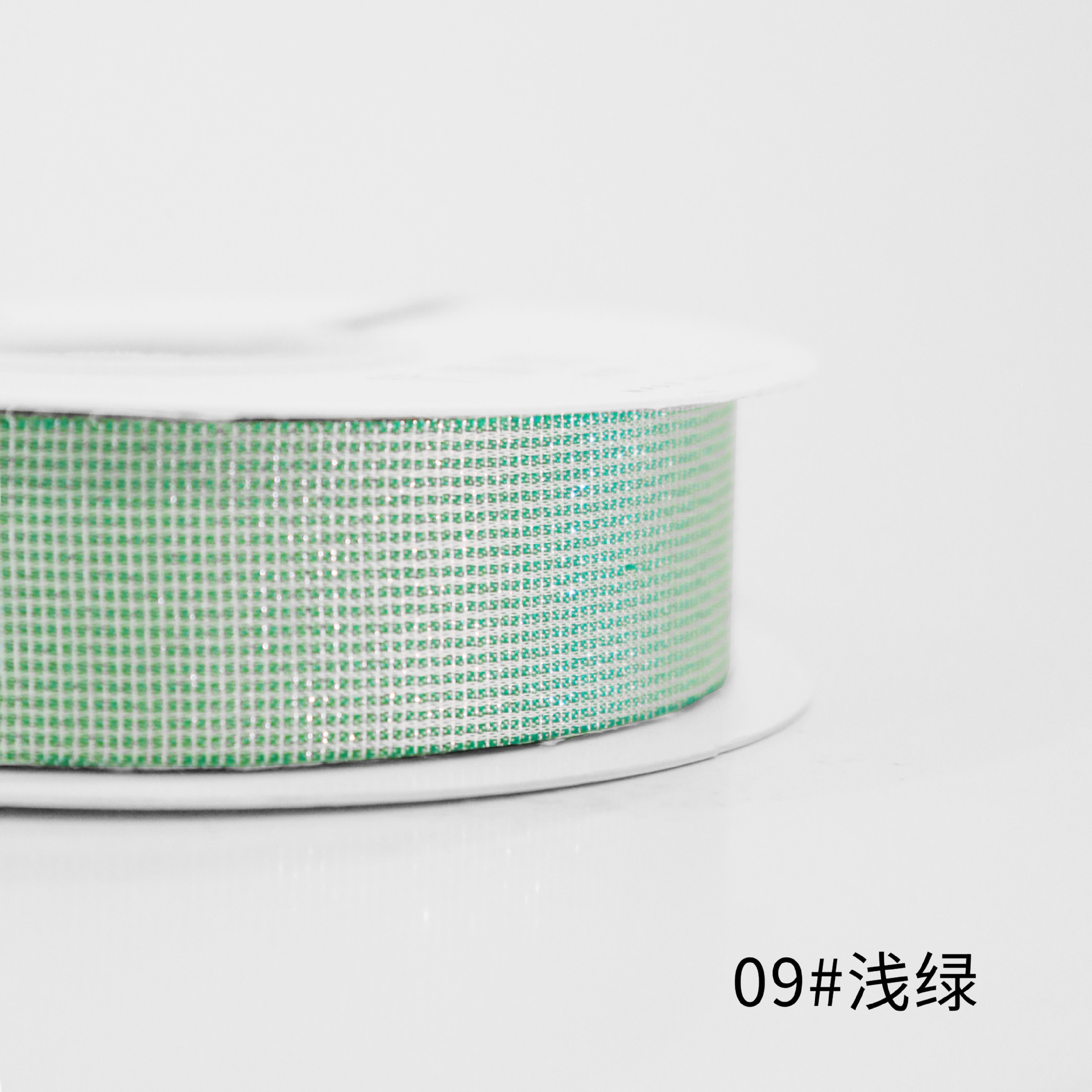 Verde claro; 2.5 cm x 15 yardas / rollo