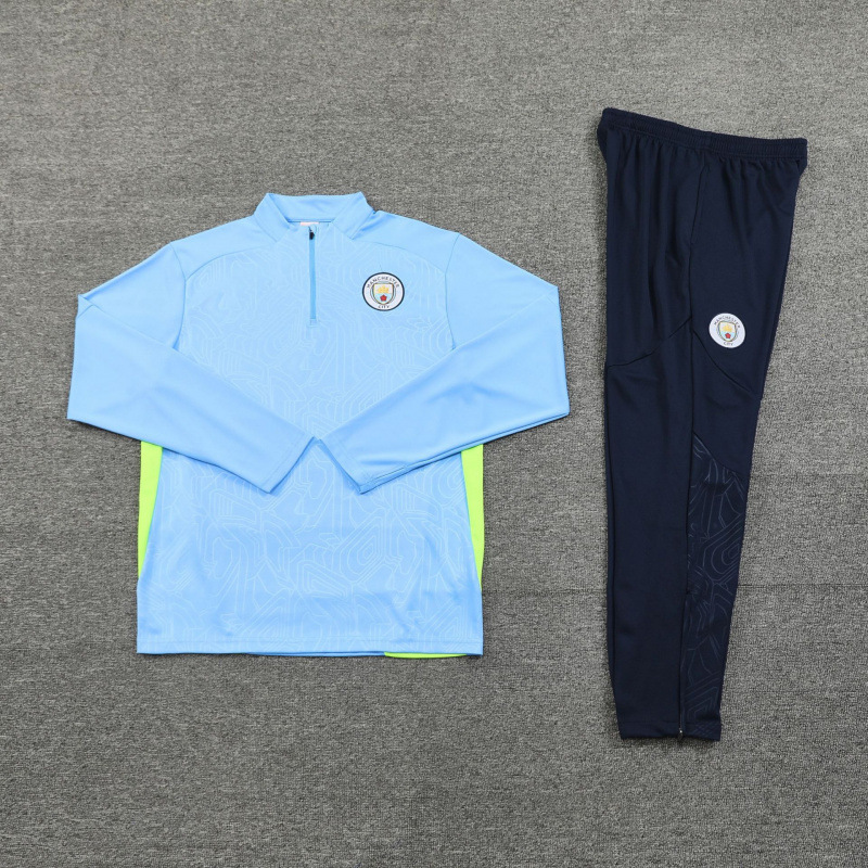 Jugadores fanáticos trajes de entrenamiento de mangas largas Real Madrid trajes de adultos Barcelona Arsenal camiseta de medio tracción Manchester City Juve image 39