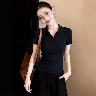 ��ʽ��ɫpolo�I���I����t��Ů���ļ�ᘿ����o�������̿���������