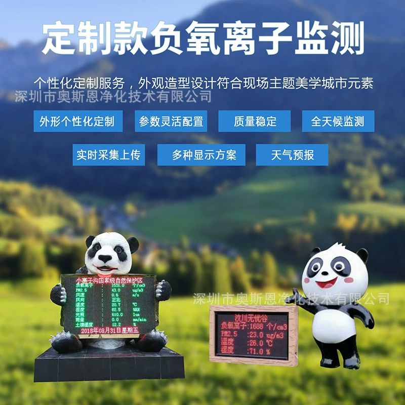 Индекс природного экологического воздуха Атмосферная система мониторинга отрицательных ионов кислорода Станция метеорологического мониторинга в Осне