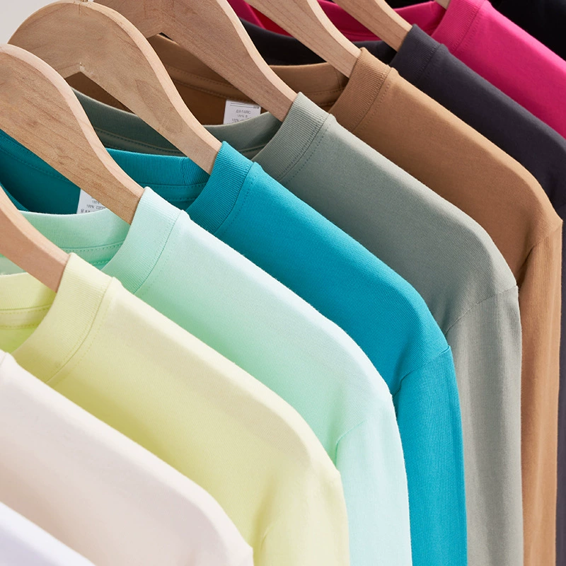 Demi-season cotton solid white base long-sleeve with a round collar, combed cotton