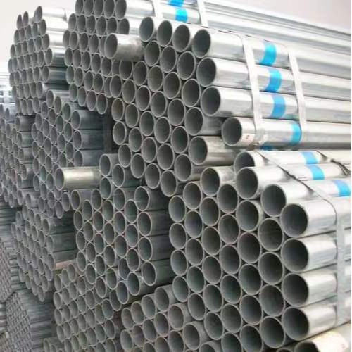 大棚管 现货批发q235b热镀锌圆管椭圆管4分6分大棚钢管可折弯加工