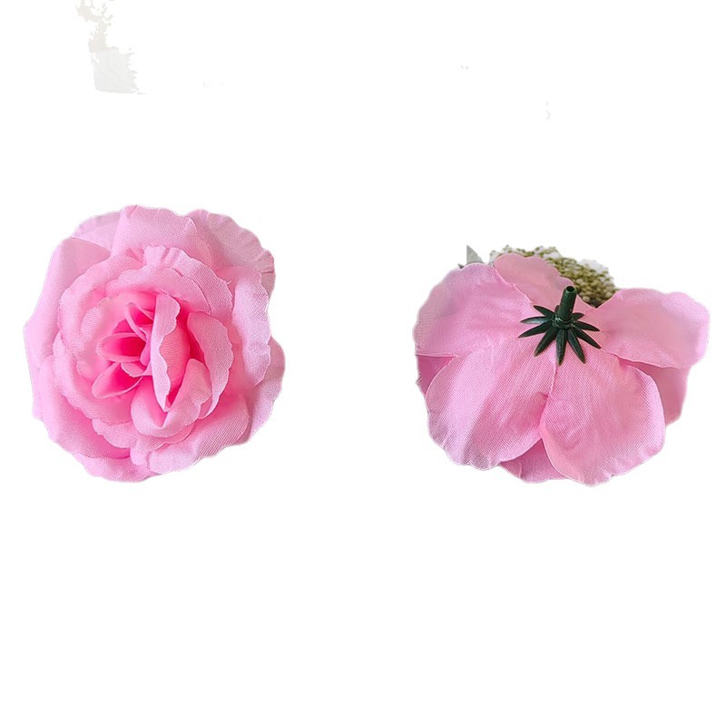 flores de zapatos DIY sombrero flor decoración flor de simulación rosas flores materiales auxiliares flores tela flor