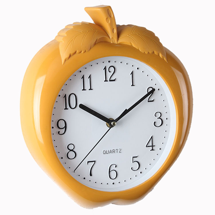 Reloj de pared moderno con diseño cartoon retro - Movimiento de cuarzo silencioso con segundos continuos - Fuente clara - Para decoración personalizada