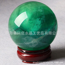 绿萤石，黄萤石，彩萤石，紫萤石雕刻件萤石球家庭装饰摆件批发