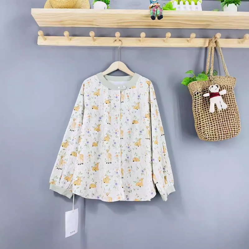 Special Clearance Summary Mori Girl Japanese Style Loose Linen Cotton Shirt Maillard Mix and Match Style Preppy Style Women's Fresh Special Clearance Summary Mori Girl Japanese Style Loose Linen Cotton Shirt Maillard Mix and Match Style Preppy Style Women's Fresh