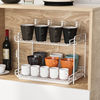 Cup holder double-deck Storage Shelf glass Water cup Shelf Leachate Upside down teacup tea set glass Storage cabinet