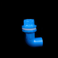 Overflow extended inner and outer thread bottom filter tank PVC tank bend head wholesale overflow accessories
