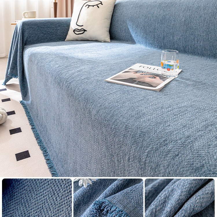 Vintage estilo francés peluche sofá toalla de tela cubierta completa cubierta cuatro estaciones universal cubierta impermeable a prueba de contaminación cojín cubierta