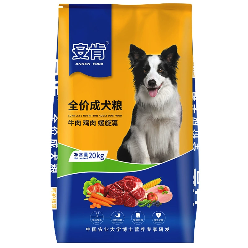 Anken 20 кг Золотой Тедди VIP Полная цена Корм для собак Общий корм для собак Выгода Кишечный 20 кг