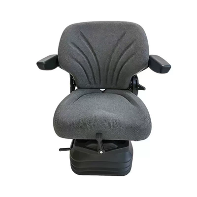 Agricultural machinery shock-absorbing seat, universal Other vehicle seats - gray