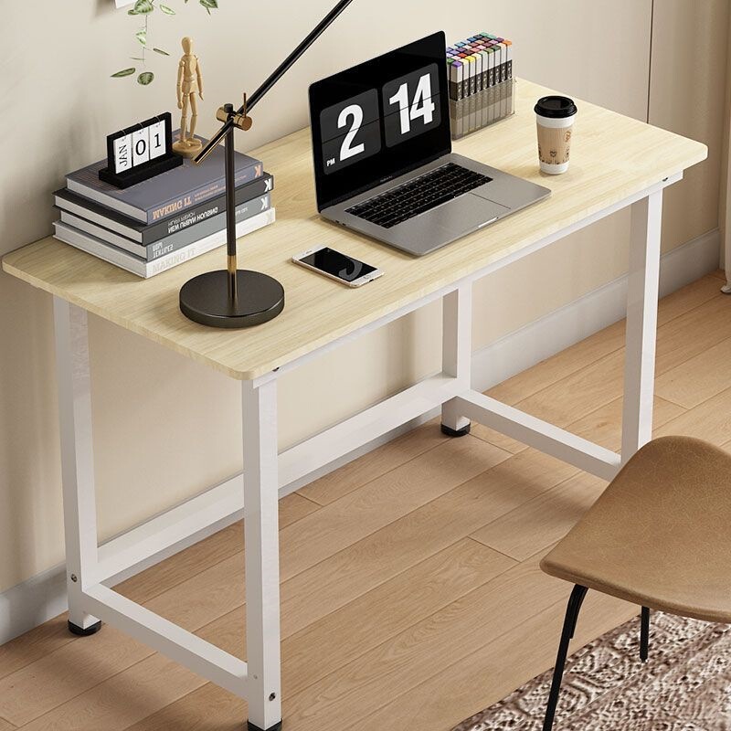 Office Desk, Simple Work Desk, Office Staff Desk, Home Computer Desk, Desktop Table and Chair, Simple Modern Desk