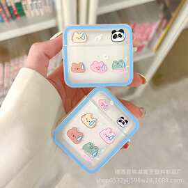 卡通苹果保护套蓝牙airpodspro方形耳机套airpodspro2保护套2/3代