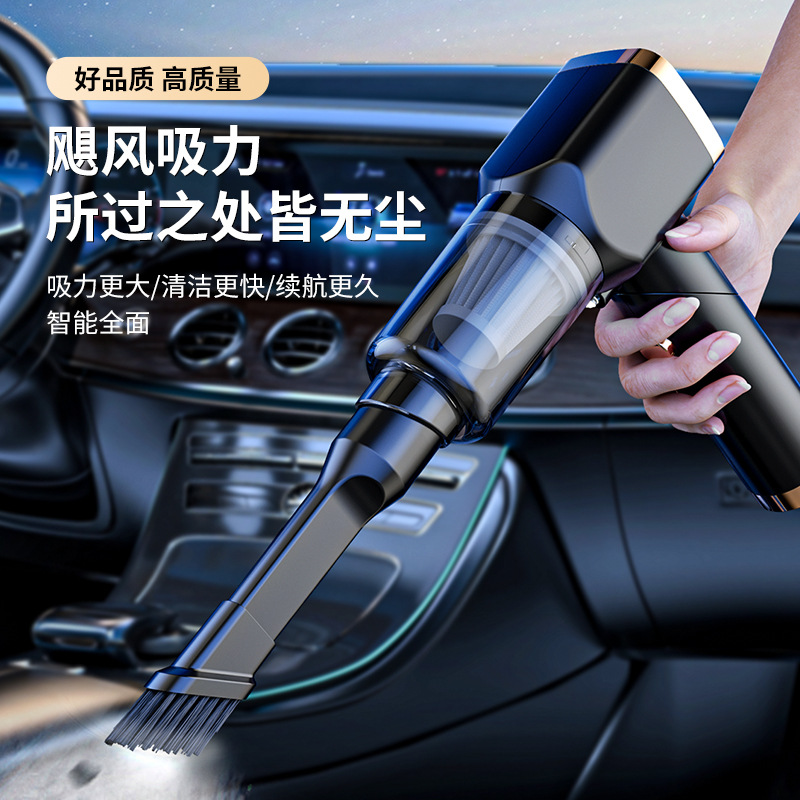 Cross-border handheld wireless charging brush vacuum cleaner wholesale large suction multifunctional portable car vacuum cleaner