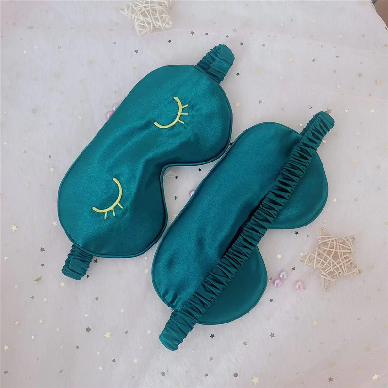 Red pestañas verdes Rojas máscara de un solo ojo