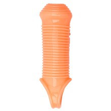 Mushroom Glans Sleeve Condom for Men, TPE Semen Locking Foreskin Cover, Flesh Tone — detail image 3