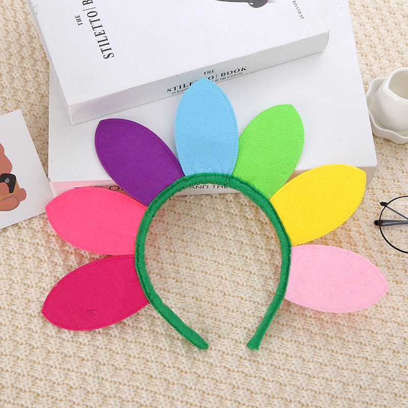 Women's Gender Braid Design Halloween Cartoon Style Women's Color Block Braid Hair Band