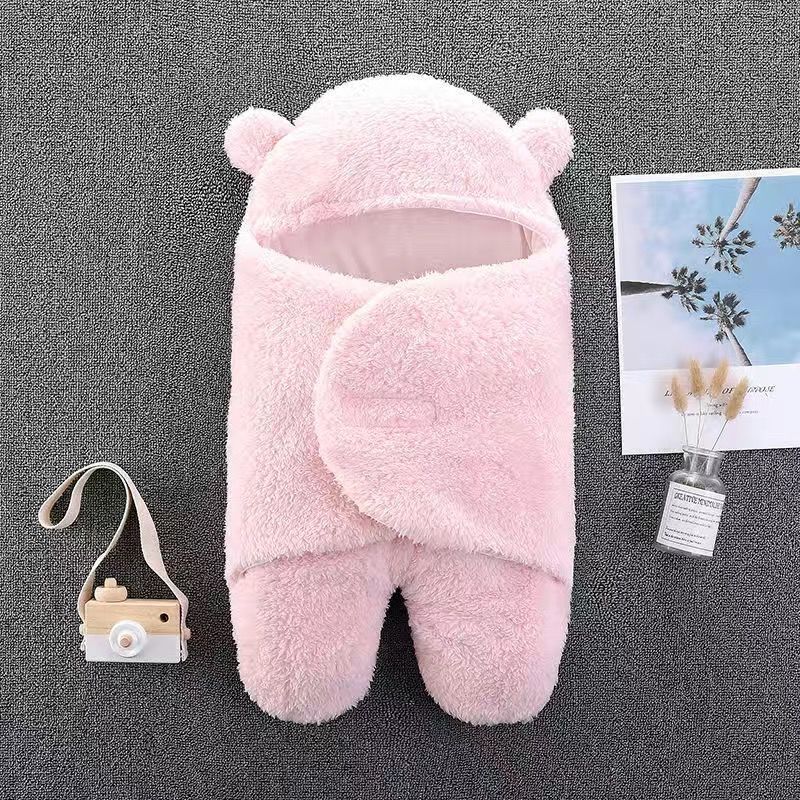 Bebé abraza bolsa de dormir otoño-invierno engrosado frío y cálido recién nacido paquete de salida - mes
