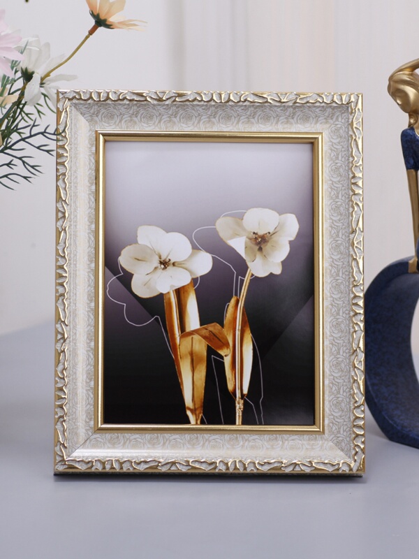 [Quantity Discount] Desktop Court Style Small Photo Frame Table 5 67 80 12-inch Ornaments Picture Frame Wall