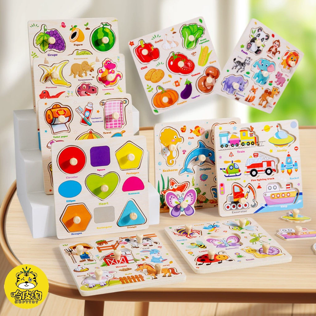 Деревянная развивающая игрушка-сортер для малышей 1-3 лет: развивающая головоломка с деревянными элементами для раннего обучения от ведущих ведущих брендов.