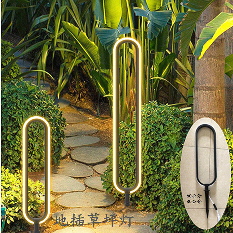 Paisaje lámpara de césped jardín al aire libre lámpara de columna baja lámpara de jardín lámpara de césped LED lámpara de aluminio iluminación de jardín parque