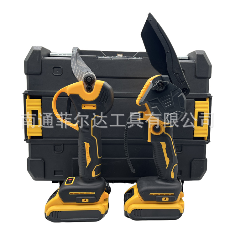 KUNDI可跨境便携手持锂电电剪刀六寸电链锯配套套装