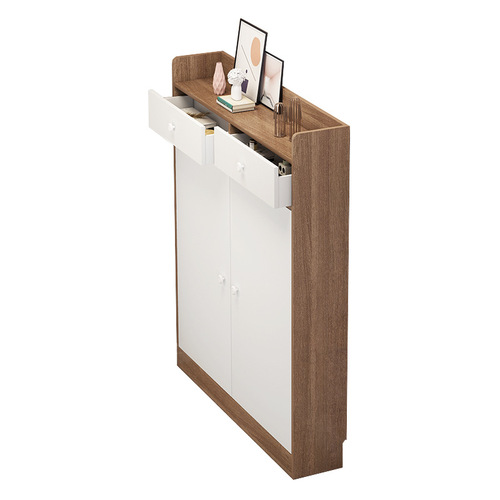 Ultra-thin 20cm shoe cabinet for home entrance large capacity balcony narrow cabinet simple modern storage locker small shoe rack