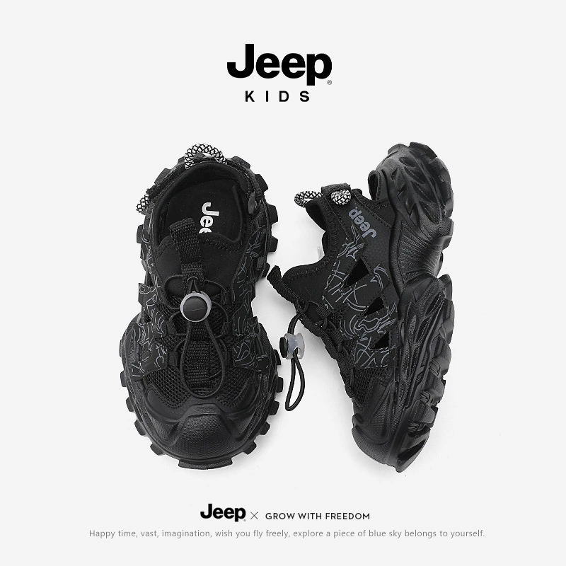 Сандалии Jeep для мальчиков, спортивная обувь, спортивная сумка, летняя детская пляжная обувь