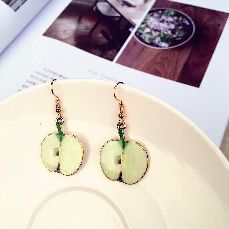 1 Pair Casual Pastoral Fruit Plating Alloy Drop Earrings display picture 11