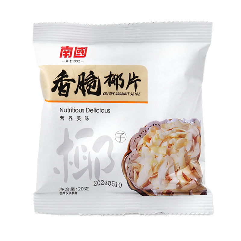 南国ココナッツチップス卸売スナック店焼きココナッツチップス薄焼きクリスプコンビニ卸売ミルク風味大粒ココナッツすぐに食べられる|undefined